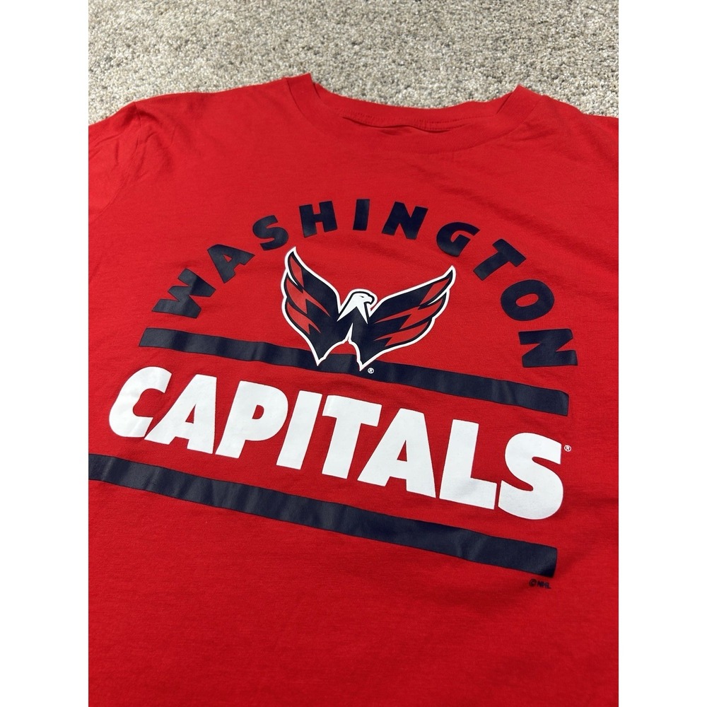 Washington Capitals NHL Size Large Fanatics Red‎ Short Sleeve Tee